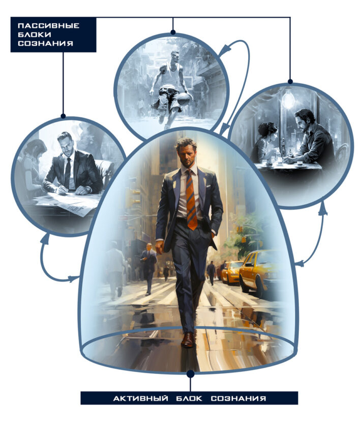 Пассивные и активные блоки сознания человека
