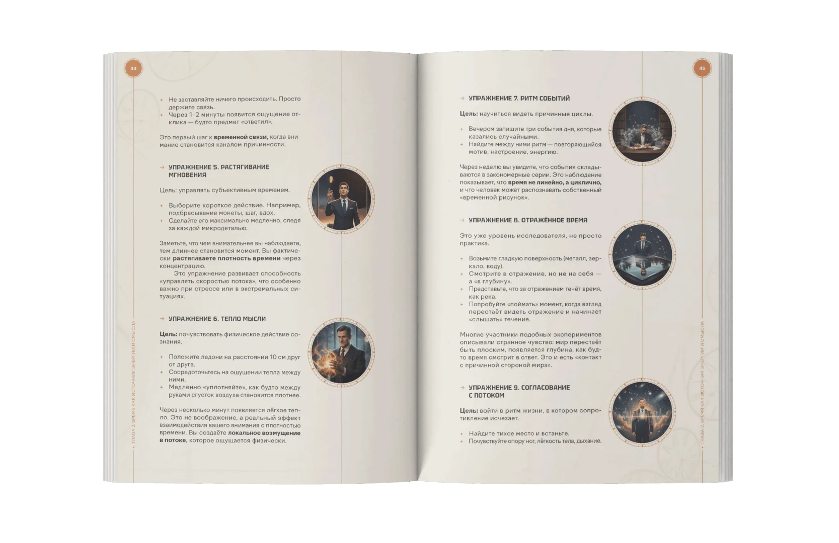 Том I — «Время, которое мыслит», упражнения